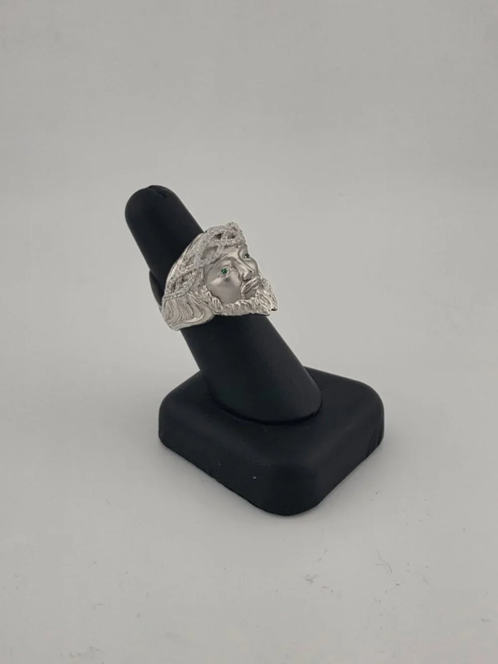 Brand New Sterling Silver 925 Jesus Face Ring